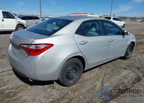 2016 Toyota Corolla Le from USA, damaged, VIN 2T1BURHE6GC626203